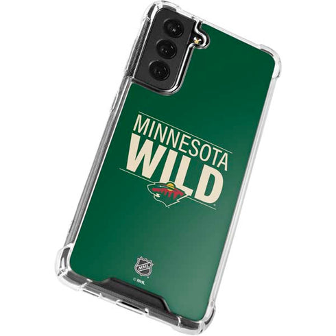 NHL Minnesota Wild Lineup Galaxy S21 FE Clear Case