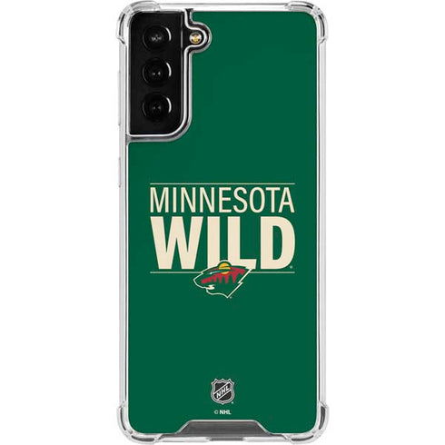 NHL Minnesota Wild Lineup Galaxy S22 Plus Clear Case