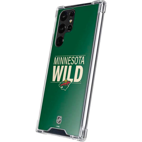 NHL Minnesota Wild Lineup Galaxy S22 Ultra Clear Case