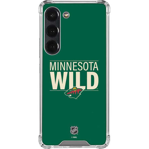 NHL Minnesota Wild Lineup Galaxy S23 Clear Case