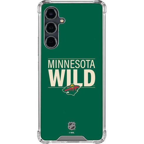 NHL Minnesota Wild Lineup Galaxy S23 FE Clear Case