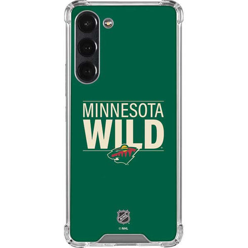 NHL Minnesota Wild Lineup Galaxy S23 Plus Clear Case