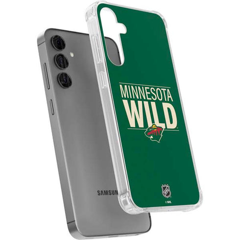 NHL Minnesota Wild Lineup Galaxy S24 Plus Clear Case