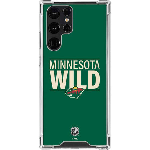 NHL Minnesota Wild Lineup Galaxy S24 Ultra Clear Case