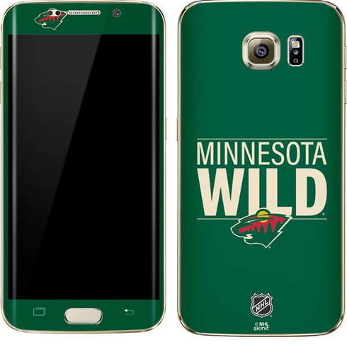 NHL Minnesota Wild Lineup Galaxy S7 Edge Skin