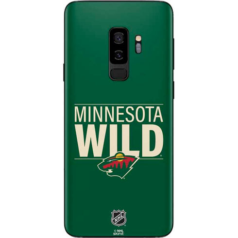 NHL Minnesota Wild Lineup Galaxy S9 Plus Skin