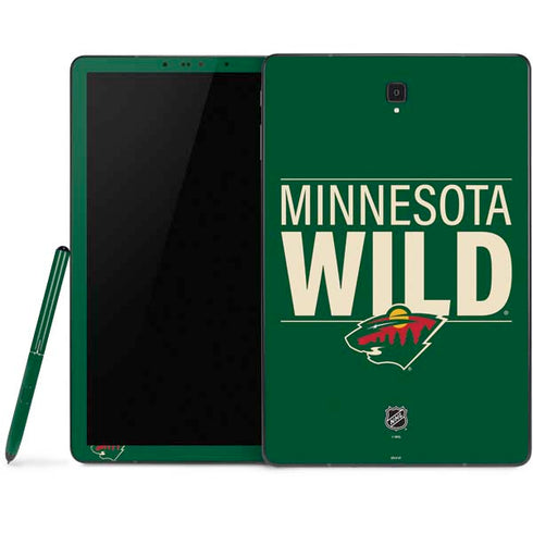 NHL Minnesota Wild Lineup Samsung Galaxy Tab Skin