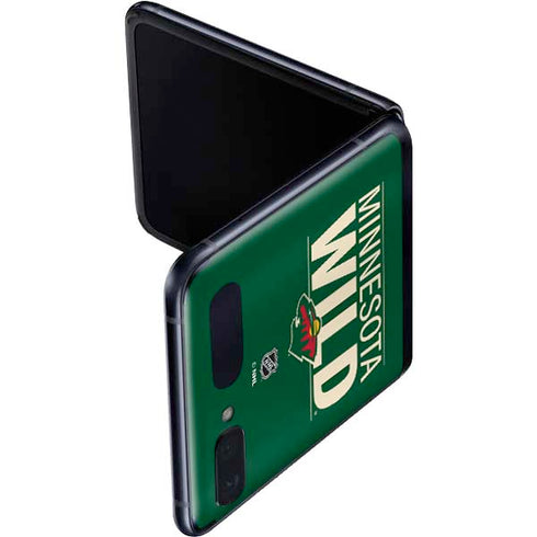 NHL Minnesota Wild Lineup Galaxy Z Flip Skin