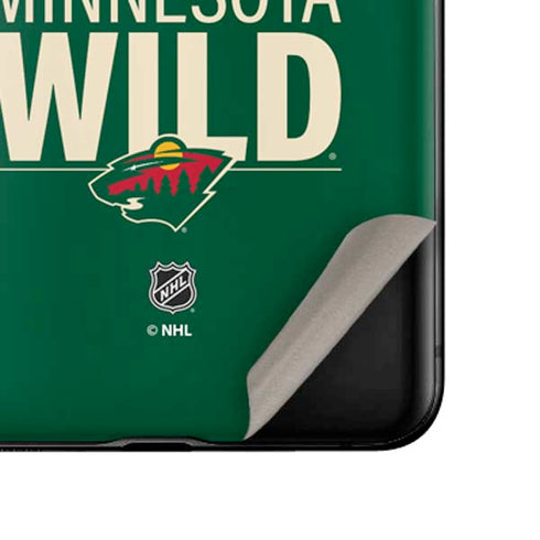 NHL Minnesota Wild Lineup Galaxy Z Flip Skin