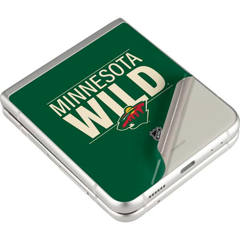 NHL Minnesota Wild Lineup Galaxy Z Flip3 5G Skin