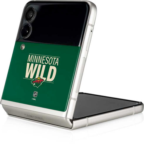 NHL Minnesota Wild Lineup Galaxy Z Flip3 5G Skin