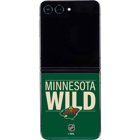 NHL Minnesota Wild Lineup Galaxy Z Flip5 5G Skin