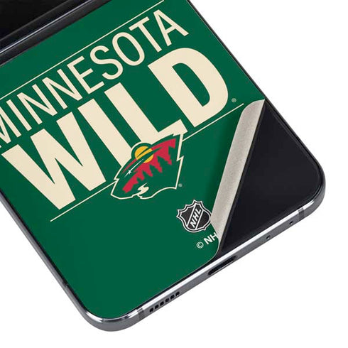 NHL Minnesota Wild Lineup Galaxy Z Flip5 5G Skin