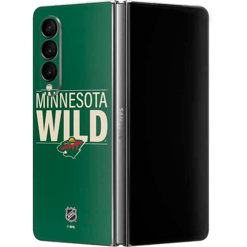 NHL Minnesota Wild Lineup Galaxy Z Fold4 5G Skin
