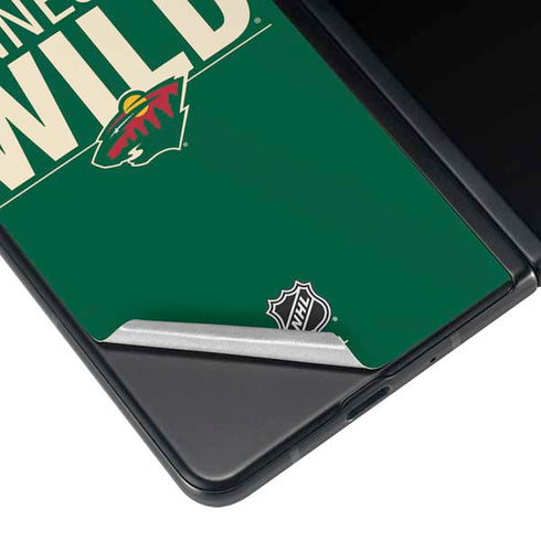 NHL Minnesota Wild Lineup Galaxy Z Fold4 5G Skin