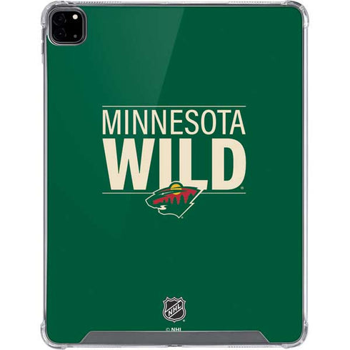 NHL Minnesota Wild Lineup iPad Pro 12.9in (2020) Clear Case