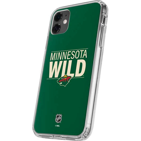 NHL Minnesota Wild Lineup iPhone 11 Clear Case