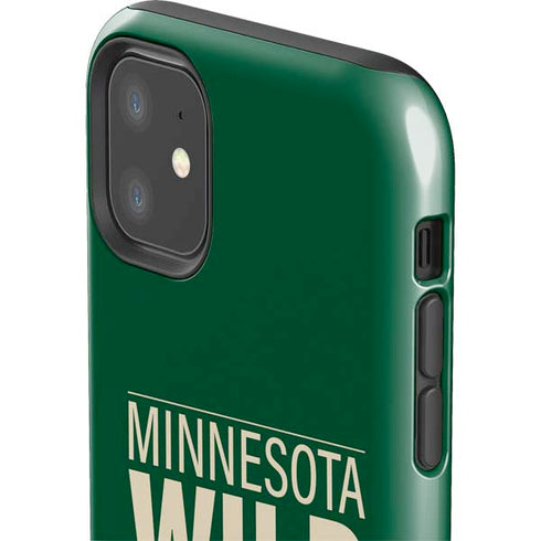 NHL Minnesota Wild Lineup iPhone 11 Impact Case