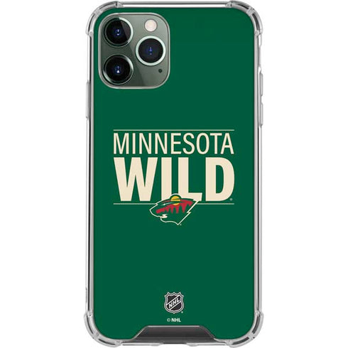 NHL Minnesota Wild Lineup iPhone 11 Pro Max Clear Case