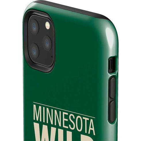 NHL Minnesota Wild Lineup iPhone 11 Pro Max Impact Case