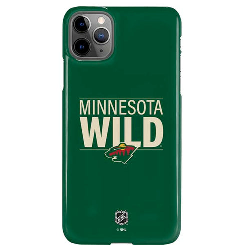 NHL Minnesota Wild Lineup iPhone 11 Pro Max Lite Case