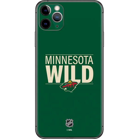 NHL Minnesota Wild Lineup iPhone 11 Pro Max Skin