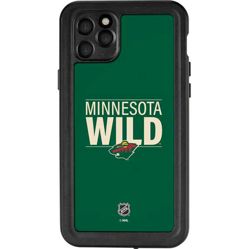 NHL Minnesota Wild Lineup iPhone 11 Pro Max Waterproof Case