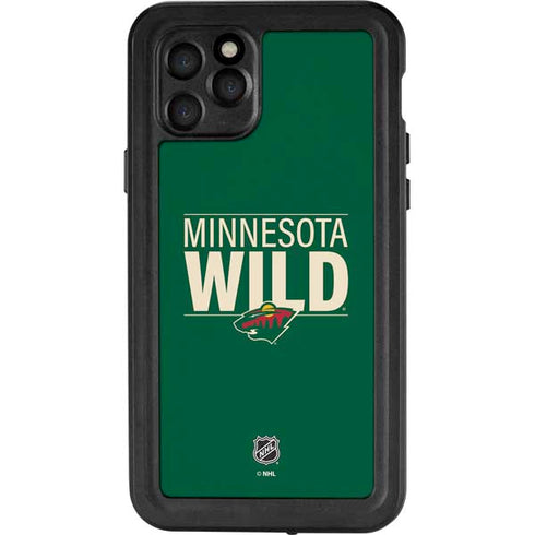 NHL Minnesota Wild Lineup iPhone 11 Pro Waterproof Case