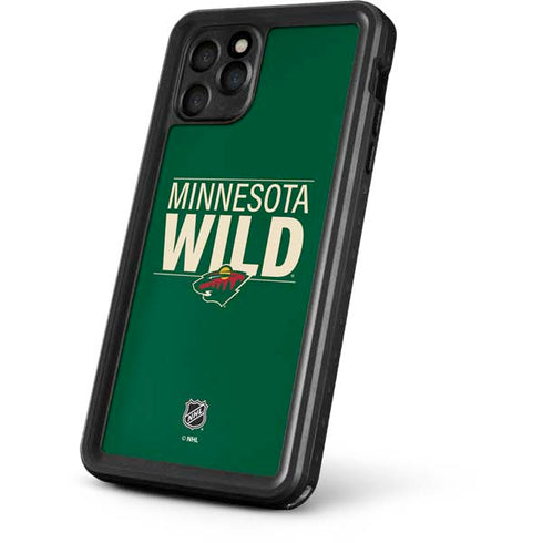 NHL Minnesota Wild Lineup iPhone 11 Pro Waterproof Case