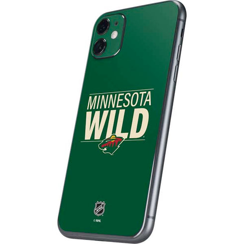 NHL Minnesota Wild Lineup iPhone 11 Skin
