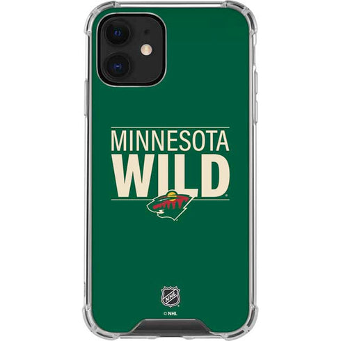 NHL Minnesota Wild Lineup iPhone 12 Clear Case