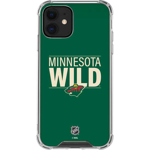 NHL Minnesota Wild Lineup iPhone 12 Mini Clear Case
