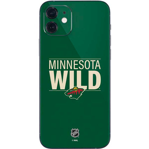 NHL Minnesota Wild Lineup iPhone 12 Mini Skin
