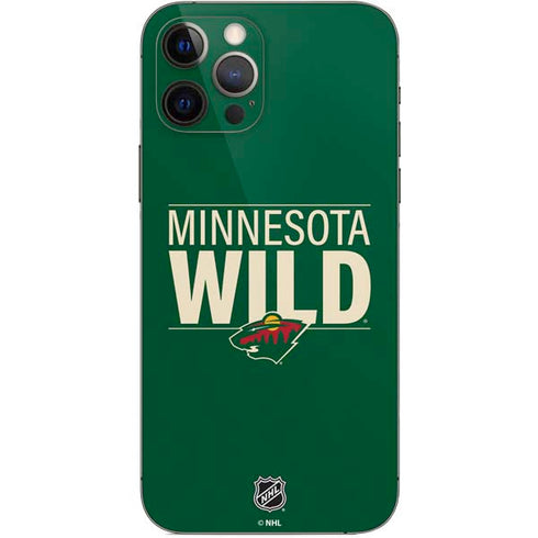 NHL Minnesota Wild Lineup iPhone 12 Pro Skin