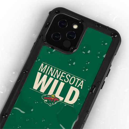 NHL Minnesota Wild Lineup iPhone 12 Pro Waterproof Case
