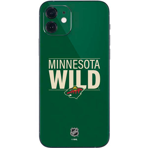 NHL Minnesota Wild Lineup iPhone 12 Skin