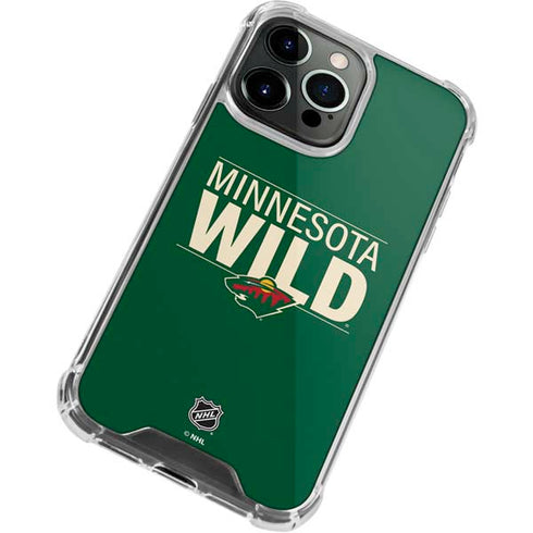 NHL Minnesota Wild Lineup iPhone 13 Pro Max Clear Case
