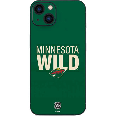 NHL Minnesota Wild Lineup iPhone 13 Skin