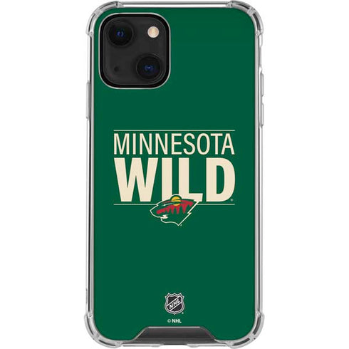NHL Minnesota Wild Lineup iPhone 14 Clear Case