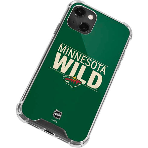 NHL Minnesota Wild Lineup iPhone 14 Plus Clear Case