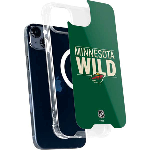 NHL Minnesota Wild Lineup iPhone 15 Plus MagSafe Case