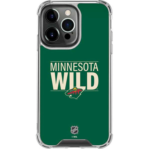 NHL Minnesota Wild Lineup iPhone 15 Pro Clear Case