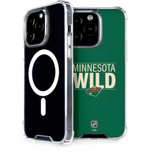 NHL Minnesota Wild Lineup iPhone 14 Pro MagSafe Case