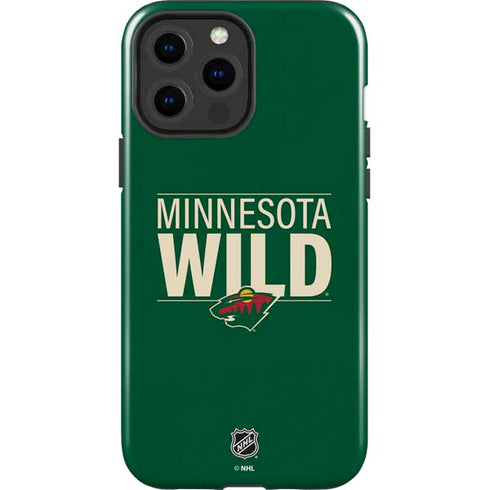 NHL Minnesota Wild Lineup iPhone 15 Pro Max Impact Case