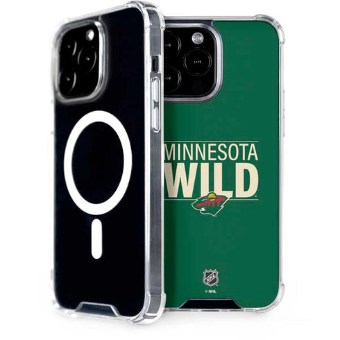 NHL Minnesota Wild Lineup iPhone 15 Pro Max MagSafe Case