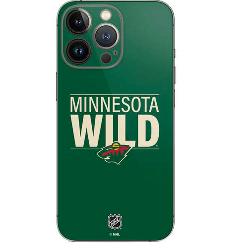 NHL Minnesota Wild Lineup iPhone 14 Pro Skin