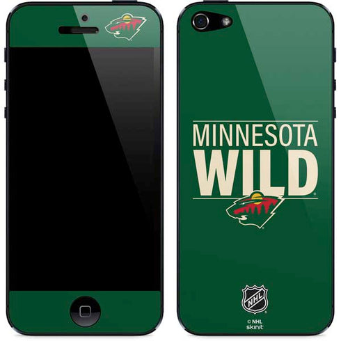 NHL Minnesota Wild Lineup iPhone 5/5s/5SE Skin