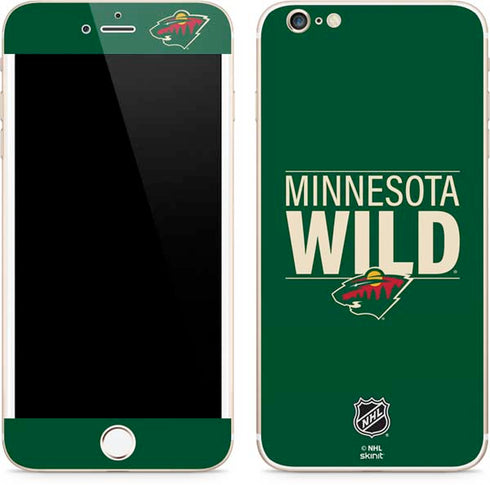 NHL Minnesota Wild Lineup iPhone 6/6s Plus Skin