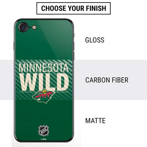 NHL Minnesota Wild Lineup iPhone SE (2nd & 3rd Gen) Skin