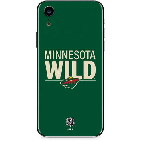 NHL Minnesota Wild Lineup iPhone XR Skin